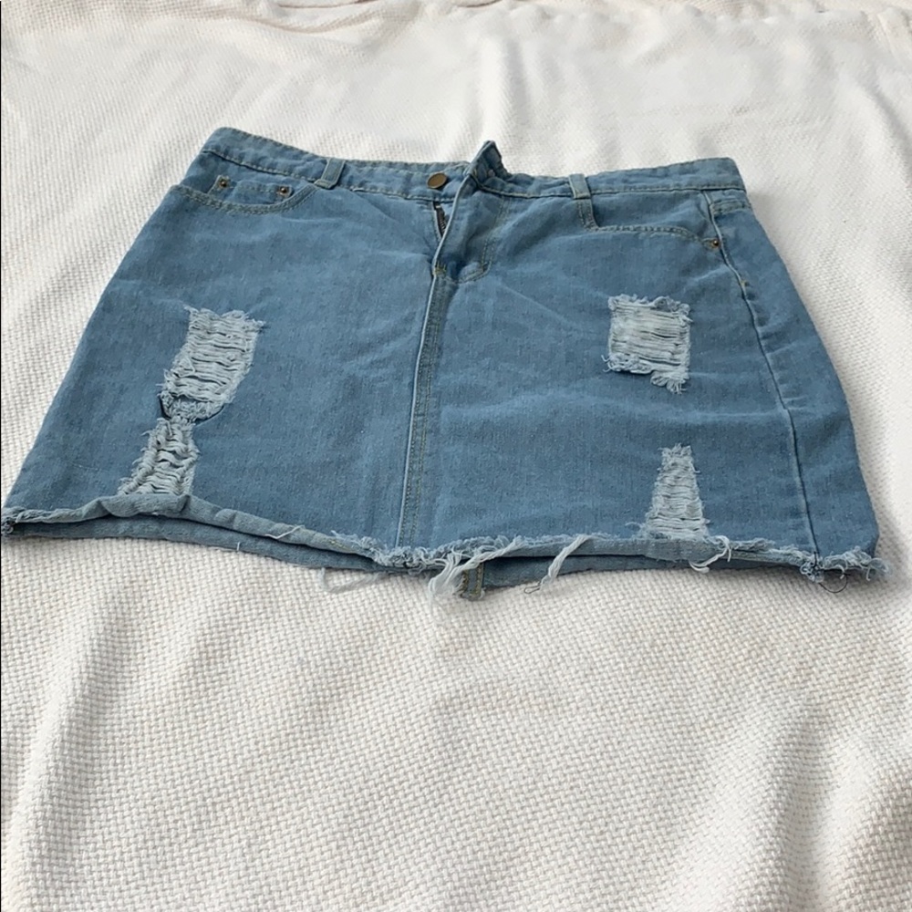 Denim skirt